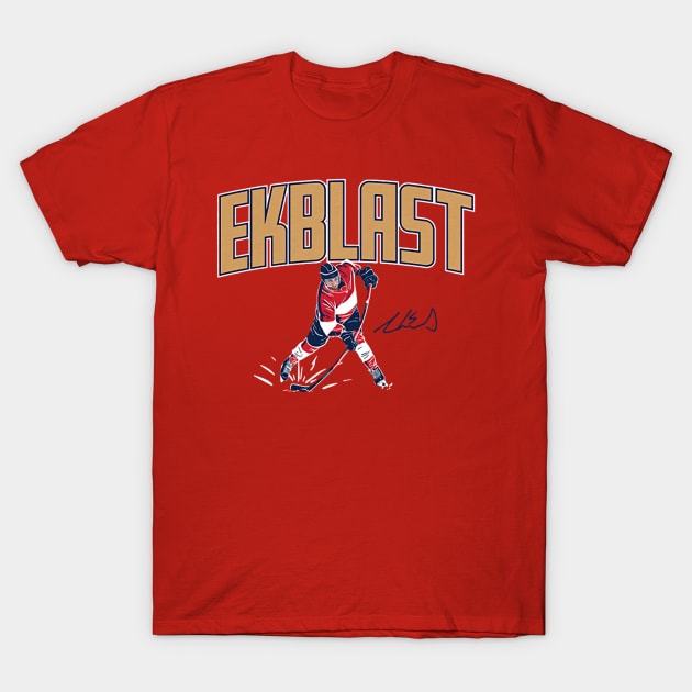 Aaron Ekblad Ekblast T-Shirt by stevenmsparks